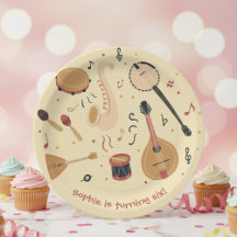 Instrumentos musicais aniversário infantil