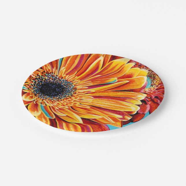 Prato De Papel Intermitências de cores II (Inclinado)