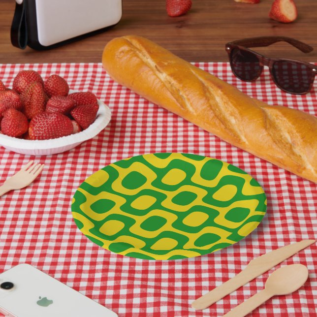 Prato De Papel Ipanema Sidewalk Pattern, Beach Pattern, Brazil (Piquenique)