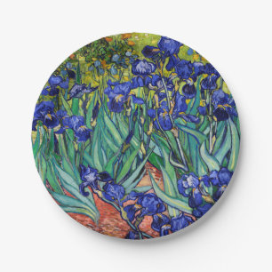 Prato De Papel Íris de Vincent van Gogh