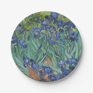 Prato De Papel Íris, Pintura a Óleo Floral, Vincent Van Gogh