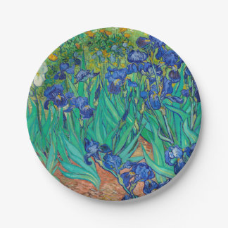 Prato De Papel Irises, 1889, por Vincent van Gogh