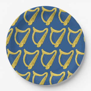 Prato De Papel Irish Harp