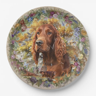 Prato De Papel Irish Setter - Ultimate Upland Bird Dog