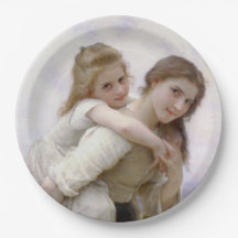 Irmã Mais Velho Dando A Irmã Mais Jovem A Corrida 