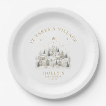 It Takes a Village Snowy Whimsical Baby Shower