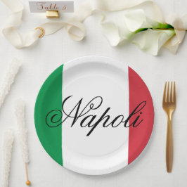 Prato De Papel Italy Flag Italian Pride Europe Country