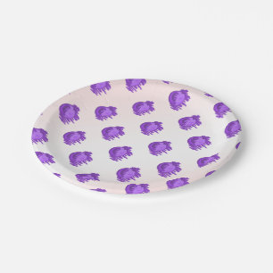 Prato De Papel ITD Blurberries e Cream