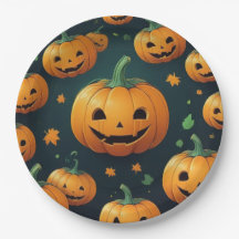 Jack-O-Lantern Delight - Padrão de Abóbora