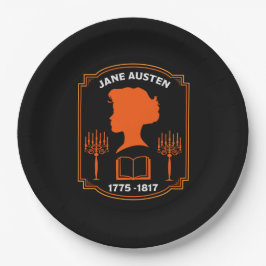 Prato De Papel Jane Austen English Novelist