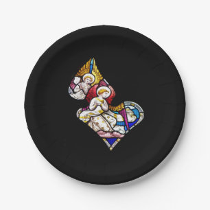 PRATO DE PAPEL JANELA DE VIDRO MANTIDO