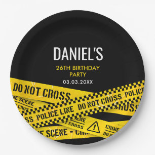 Prato De Papel Janto Mistério de Assassinato - Linha Amarela de P