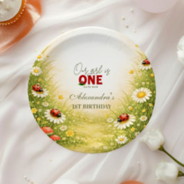 Prato De Papel Jardim Caprichoso Senhora Besouro 1º Aniversário