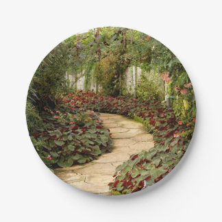 Prato De Papel Jardim de fada de Papel