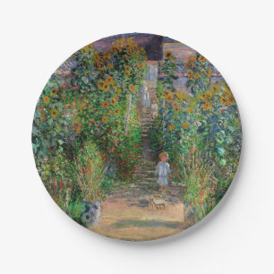 Prato De Papel Jardim de Monet na Impressionista Vetheuil