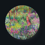 Prato De Papel Jardim Íris em Giverny por Claude Monet<br><div class="desc">O Jardim Íris de Giverny de Claude Monet. 
Visite minha loja para obter um design mais interessante e mais opções de cores => zazzle.com/iwheels*</div>