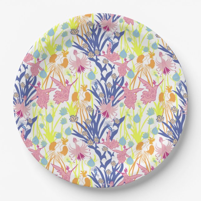 Prato De Papel Jardim Surrealista (Frente)