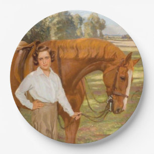 Prato De Papel Jasmine o Cavalo (por Algernon Talmage)