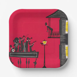 Prato De Papel Jazz