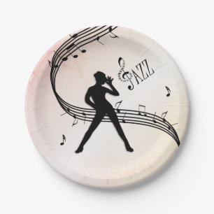 Prato De Papel Jazz Dance