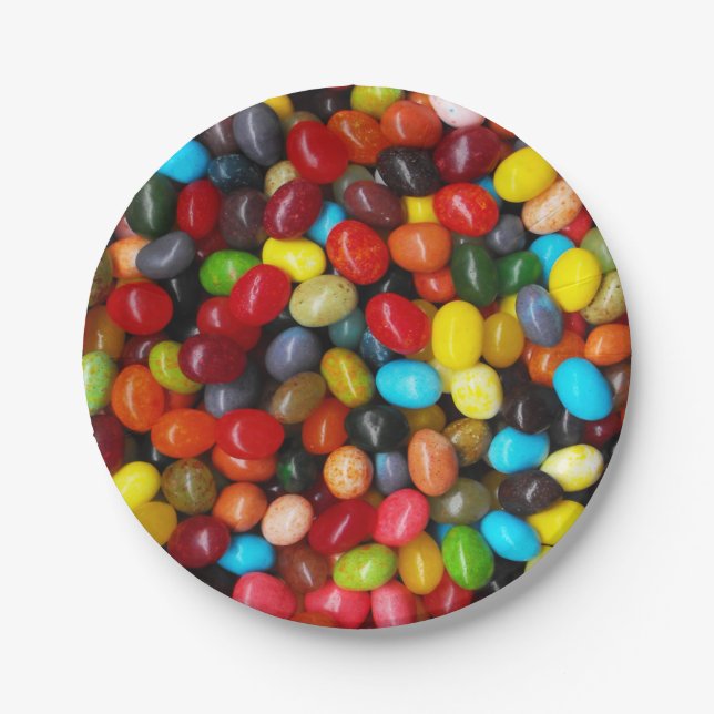 Prato De Papel Jelly Beans (Frente)