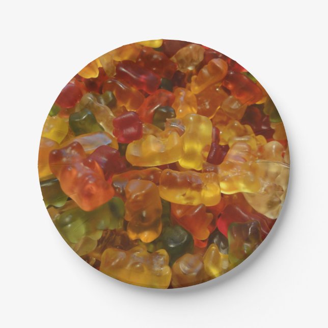 Prato De Papel Jelly Sweets (Frente)