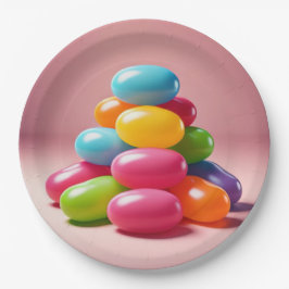 Prato de Papel (Jellybeans)