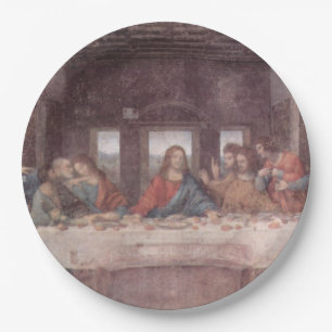 Prato De Papel Jesus "Yeshua" A Última Ceia, Leonardo da Vinci