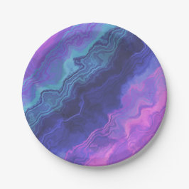 Prato De Papel jeweltone agate ombre :