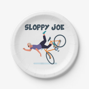 Prato De Papel Joe Funny Biden Shirt Sloppy Joe Biden Funn