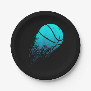 Prato De Papel Jogador de basquetebol bola Ventilador de bola