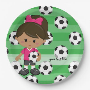 Prato De Papel Jogador de futebol