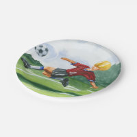 Jogador de futebol picando uma bola por Jay Throck