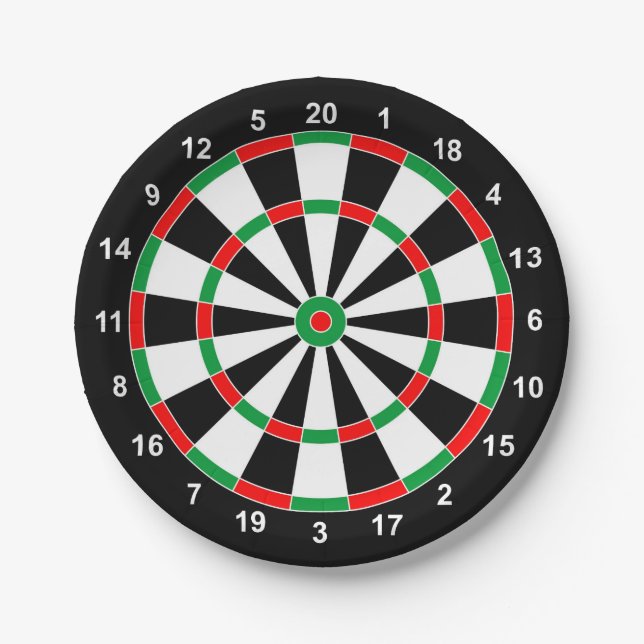 Prato De Papel Jogo clássico de destino redondo do Master Darts C (Frente)