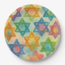 Prato De Papel Judaica - Placas de Papel Personalizáveis - Estrel
