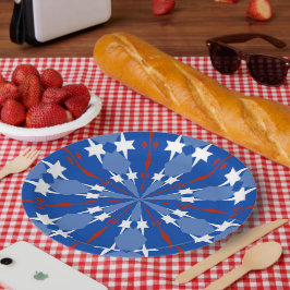 Prato De Papel july 4 , 002 Paper Plate