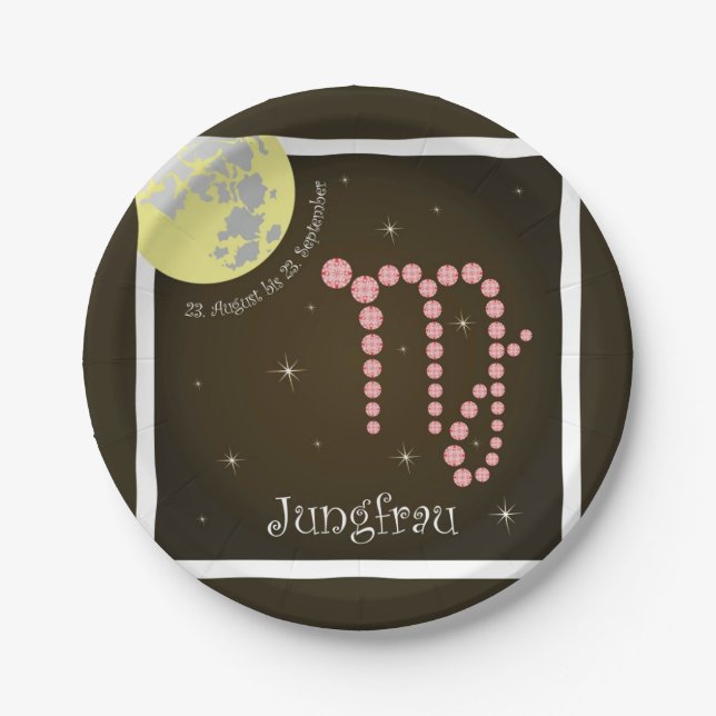 Prato De Papel Jungfrau 23. August bis 23. September / Teller (Frente)