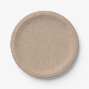 Prato De Papel Kaft Rustic Plate