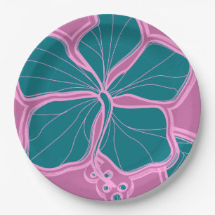Prato De Papel Kailua Hibiscus Hawaiian Engenhou Floral