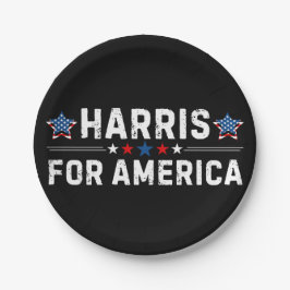 Prato De Papel Kamala Harris