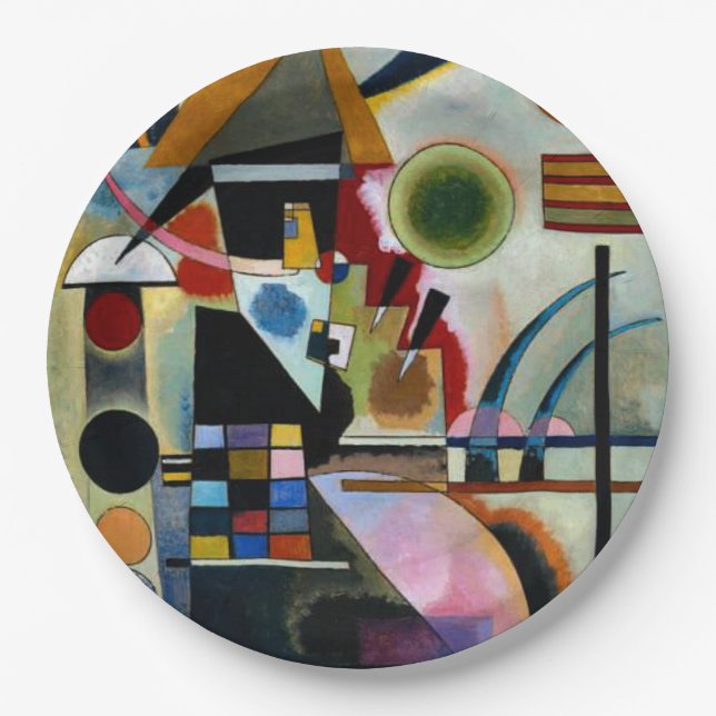 Prato De Papel Kandinsky - Balançando (Frente)