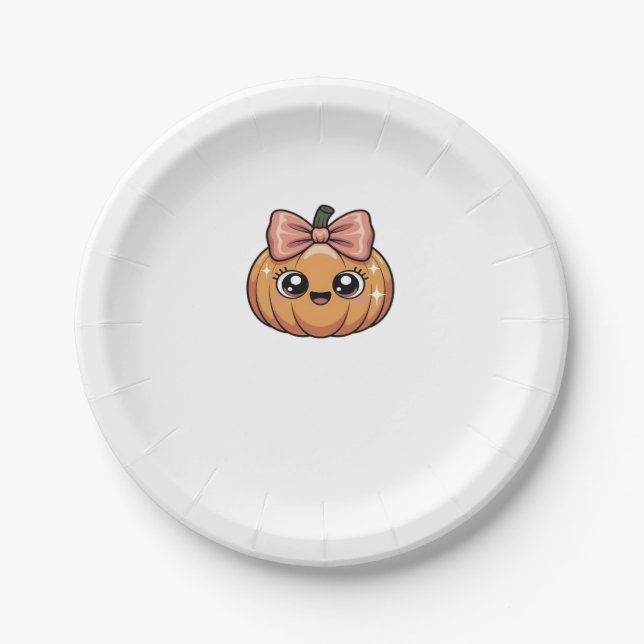 Prato De Papel kawaii bompkin Classic T-Shirt (Frente)