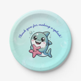 Prato De Papel Kawaii, Chá de fraldas de tubarão-estrela
