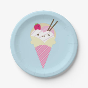 Prato De Papel Kawaii Harajuku Crepe