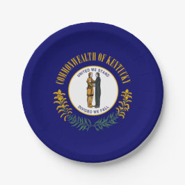 Prato De Papel Kentuckian Flag, Flag of Kentucky