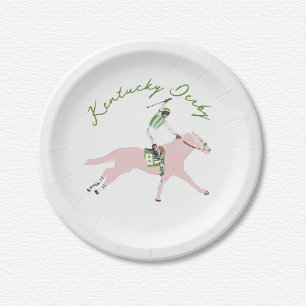 Prato De Papel Kentucky Derby Horse Jockey Plates