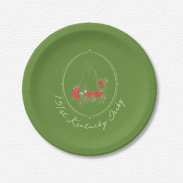 Prato De Papel Kentucky Derby Paper Plates