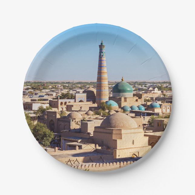 Prato De Papel Khiva - Usbequistão (Frente)