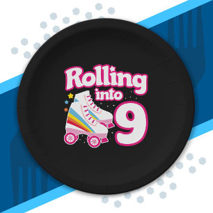 Prato De Papel Kids Skate Party - 9th Birthday - Roller Skating