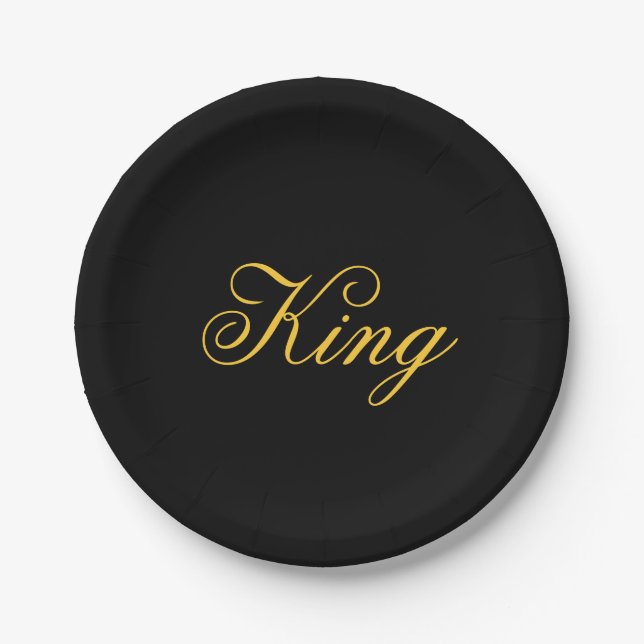 Prato De Papel King Paper Plates (Frente)